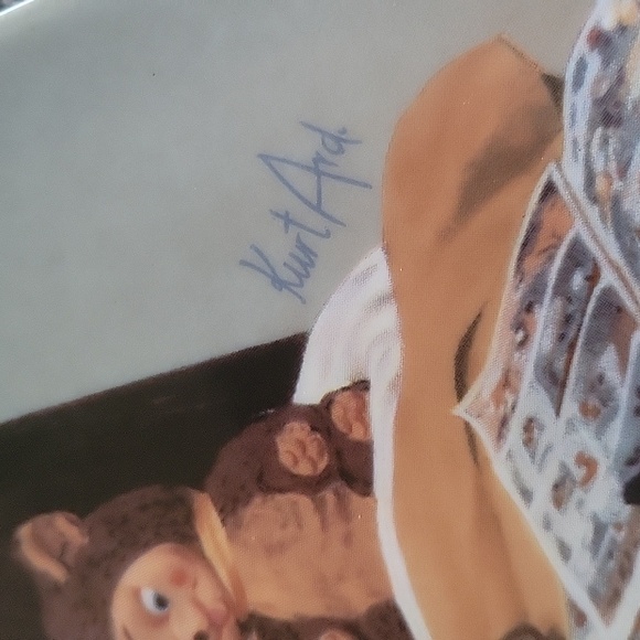 KURT ARD porcelain wall plate dish Limited Edition. From 1986 Bing & Grondahl - Picture 5 of 6